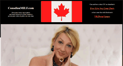 Desktop Screenshot of canadianmilf.com